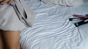 Сисястая красотка Mariah_Leonne пробует разные игрушки