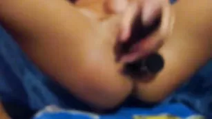 natysik жарит себя в анал