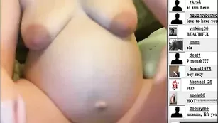 Шоу в исполнении беременной извращенки Hubby