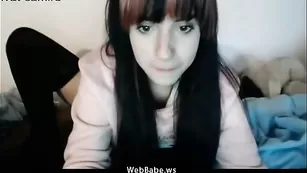 Неформалка Lana_Rain развлекается с самотыками