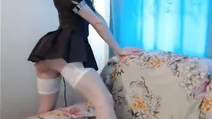 littleann в возбуждающем наряде