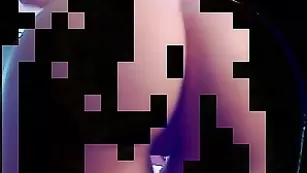 Ажурная сучка в чулках Prettyange теребит пилотку