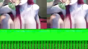 Зажигательная рыжуля Izavampira шалит с резиновым хером