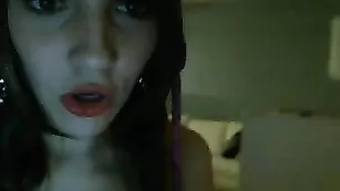 angeliquesage в милой шапке мышонка наяривает пилотку