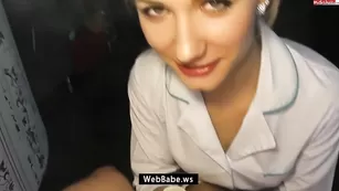 Порочная медсестра Businka отлично ебется в чулках