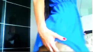 Строптивая шваль afroditka трясет задницей