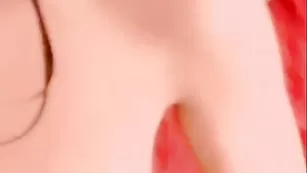 Черноволосая пассия Armonico насыщенно долбит себя пальчиками