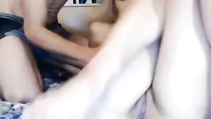 Страстная девочка ukol-strasti куражится с хахалем