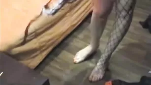 MissFetish шлюха в кожаном костюме