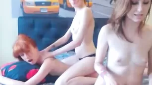 Импозантные чертовки HotGoddess шалят в позе 69