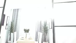 Черноволосая курва Nicole смачно дрочит пизду