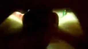 Грудастая блондинка отсасывает член и трахается в пизду