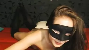 AnyaSabotage ( Alibbi SexySabotage ) отшлёпала себя сильно