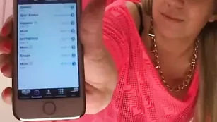 Шальная красотка janeta болтает с онанистом