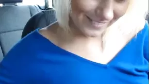jesydiamond остановила машину чтобы пошалить