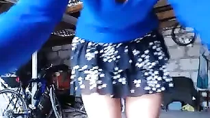 jesydiamond в розовых трусиках