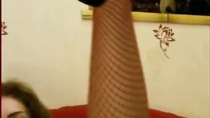 Яркая кобыла Tianna заценила бритую пизду