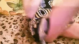 Смазливая шлюха dyssya демонстрирует пизду