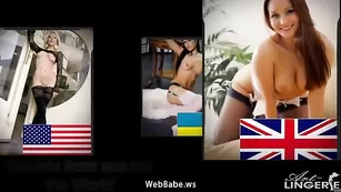 Шикарные куколки позирует в чулочках и возбуждают