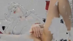 Неподражаемая самка sweetly возбужденно себя ублажает