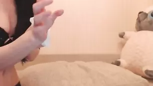 Пылкая брюнетка jakeline трахнула задницу