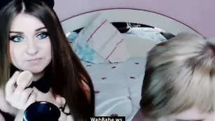 Заводная киска erostars шалит с подругой