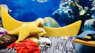 Прелестная телочка meredite снимает всю одежду