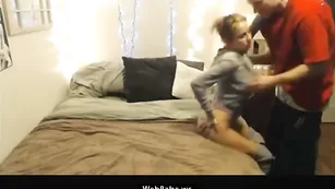 Сексапильная барышня сделала минет и трахнулась