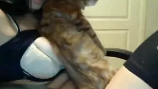 Озорная пассия megadetka обнажает феерично тело