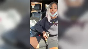 MissBNasty - Multiple Squirts in Parking Lot