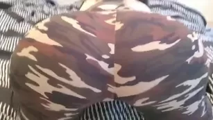 Crystal Lust - Big Booty Camo Leggings Fuck