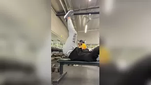 derrickpierce Here's a quick glimpse at today's workout burning so шоу чат реальный порно