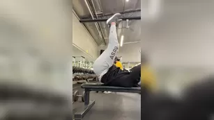 derrickpierce Here's a quick glimpse at today's workout burning so шоу чат реальный порно