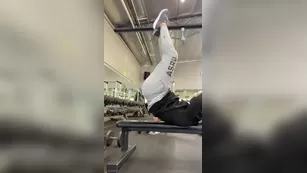 derrickpierce Here's a quick glimpse at today's workout burning so шоу чат реальный порно