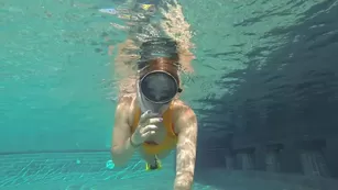 ukcutegirl Having a snorkel a round the pool like a mermaid ha ha шоу чат реальный порно