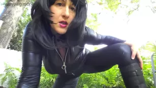 Amypaige catsuit worship in the wild – POV | ManyVids реальный порно реальный секс 1