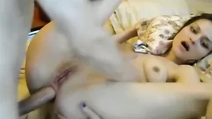 Жесткий анал с брюнеткой deepthroat25