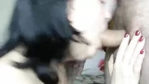 МИЛФ мамка kreativ771976 сосет и трахается