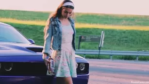 Young hot teen Latina camwhore & киска play