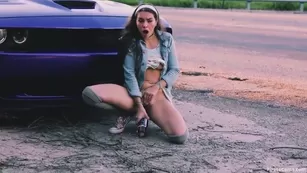 Young hot teen Latina camwhore & киска play