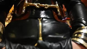 Anouschkafemmefatale strap on training POV – leather fetish, female domination, supremacy | ManyVids порно livesex