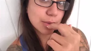 Ellie Boulder ASMR Cum glasses please | ManyVids Бесплатное Порно Livesex1