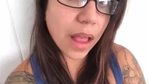 Ellie Boulder ASMR Cum glasses please | ManyVids Бесплатное Порно Livesex1