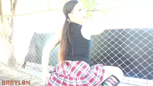 Babyl0n zoo flashing with big glass toys – amateur, school uniform, public | ManyVids порно livesex