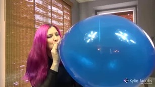 Kylie jacobs balloon kylies blue 17 inch blow2pop – pantyhose, boots, balloons b2p | ManyVids порно videos