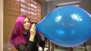 Kylie jacobs balloon kylies blue 17 inch blow2pop – pantyhose, boots, balloons b2p | ManyVids порно videos