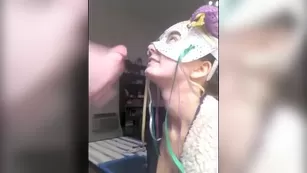 Haley Love masked cumshot facial 2017_06_20 | ManyVids Бесплатное Порно Videos