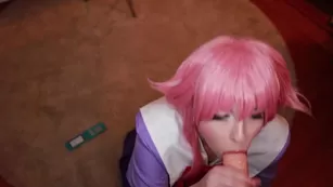 EllieMarie Yuno Gasai Gfe Дилдо минет | ManyVids Бесплатное POV BJ Порно