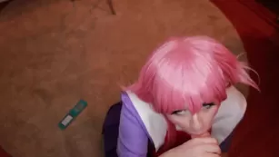 EllieMarie Yuno Gasai Gfe Дилдо минет | ManyVids Бесплатное POV BJ Порно