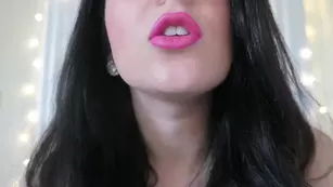 Goddess Nichole hot pink lip дразнит 2017_12_16 | ManyVids Бесплатное Порно Videos